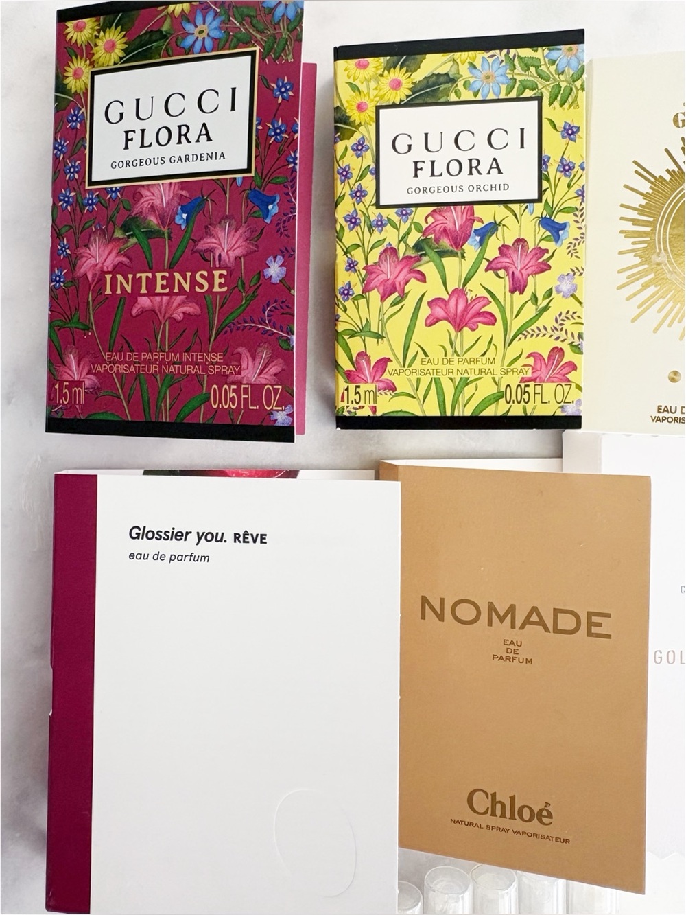 Fragrance Sample Set Gucci YSL Glossier BDK Vilhelm Goldfield & Banks - Picture 2 of 7